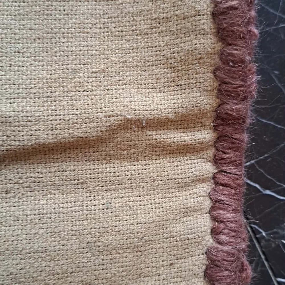 Pottery Barn Kids Brown and Cream Textured Rug